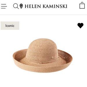 NWT Helen Kaminski Hat mystic Provence 12 Block Hat